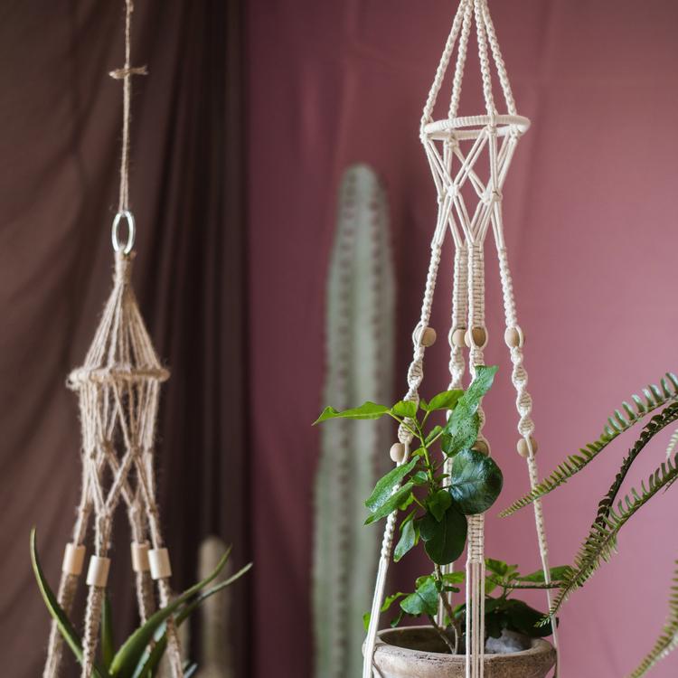 Cotton Hemp Rope Planter Hanger, view 8