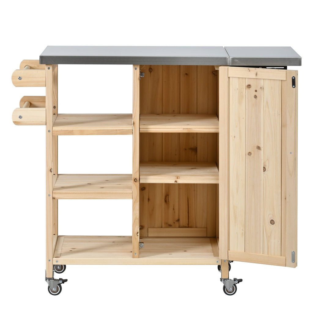 Foldable Outdoor Kitchen Island Patio Kitchen Island, view 5
