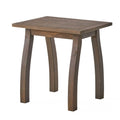 Kinesis Outdoor Side Table With Slatted Top and Wood Frame, view 2