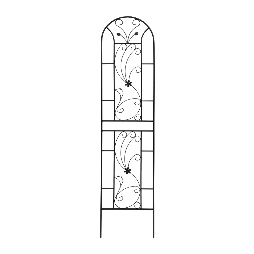 2 Pack Peacock Metal Garden Trellis, view 8