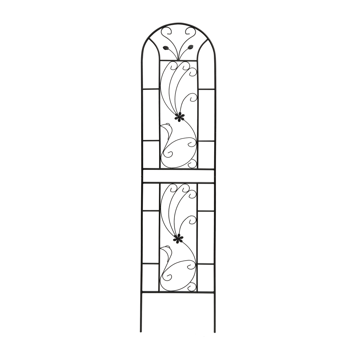 2 Pack Peacock Metal Garden Trellis, view 8