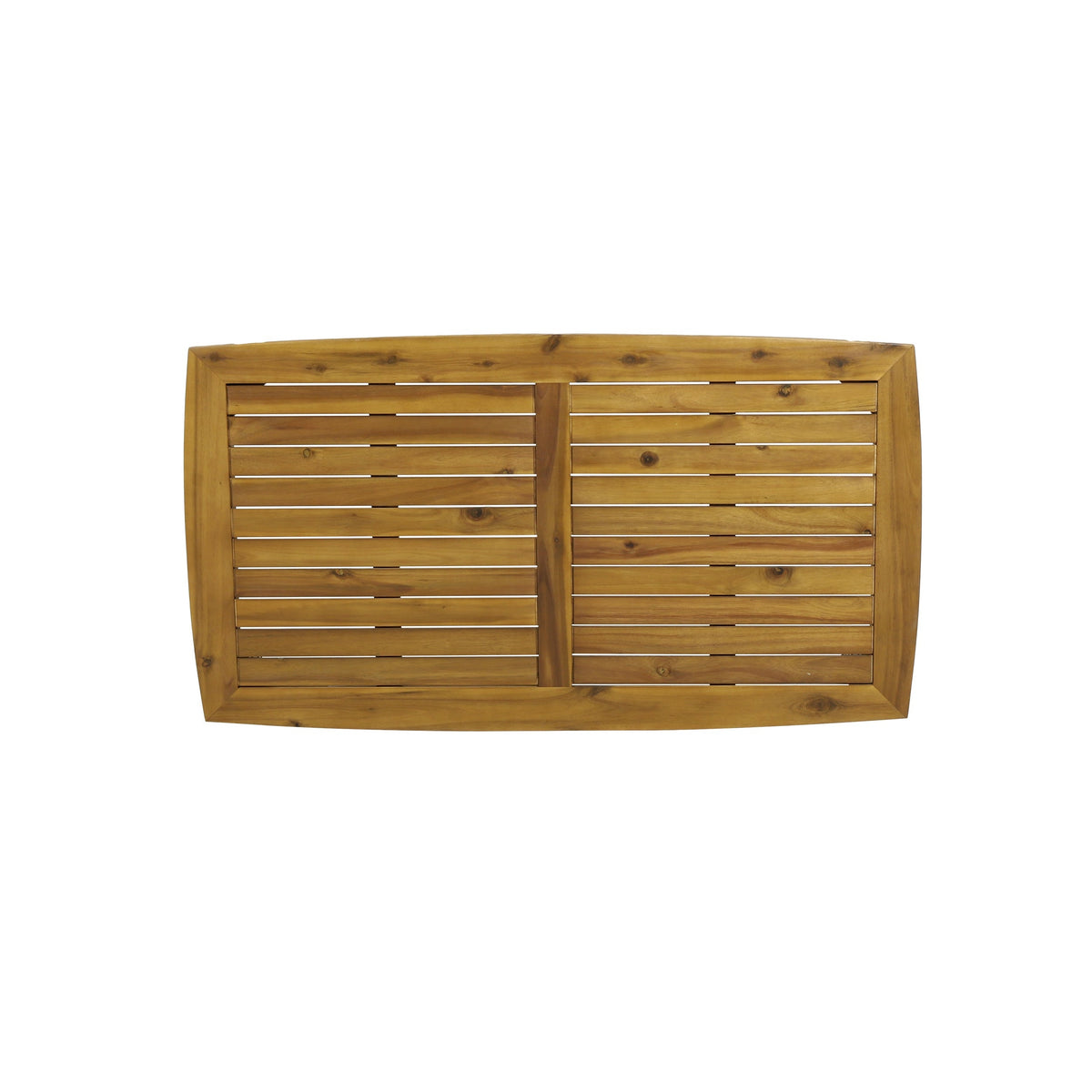 2-Person Outdoor Acacia Wood Patio Seating Group with Cushions and Coffee Table, view 15