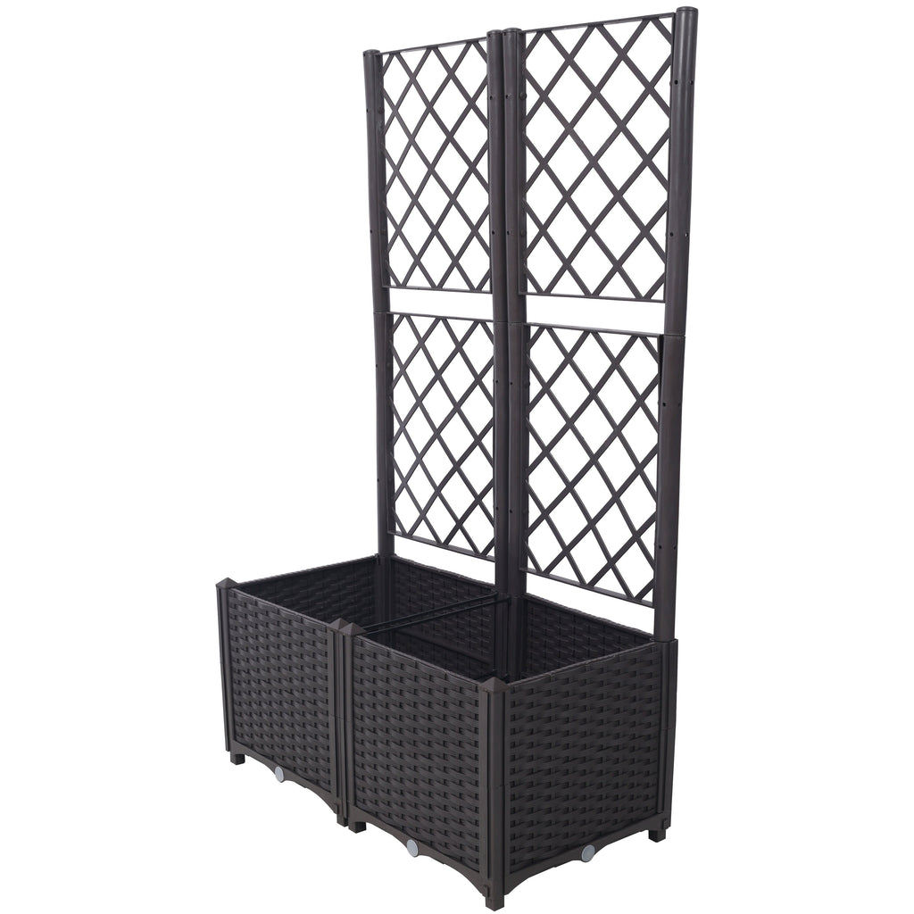Poly Rattan Garden Planter, view 3