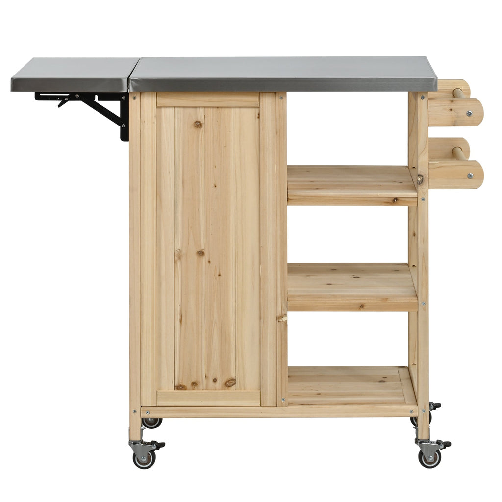 Foldable Outdoor Kitchen Island Patio Kitchen Island, view 12