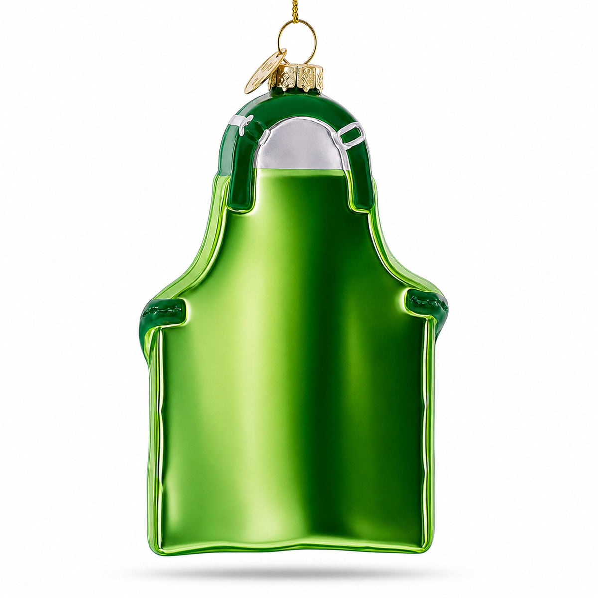 Gardener Apron with Tools Glass Christmas Ornament, view 6