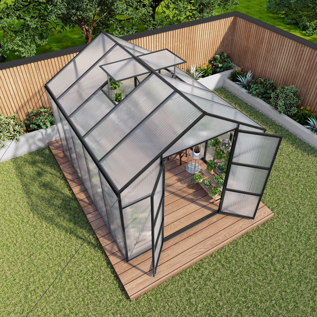 Gain Height Windproof All Season Outdoor Garden Shelter, view 9