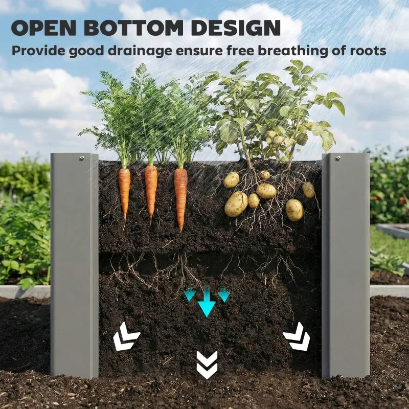 Balcony Herb Box, Outdoor Planter Box, Elevated Garden Bed, view 7