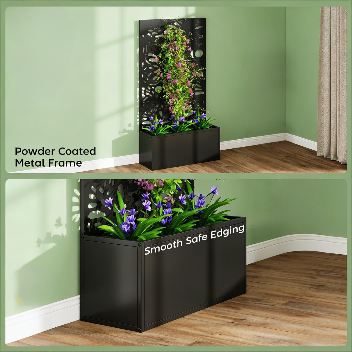 Stylish Plant Bed, Freestanding or Wall Mounted Plant Bed, view 7