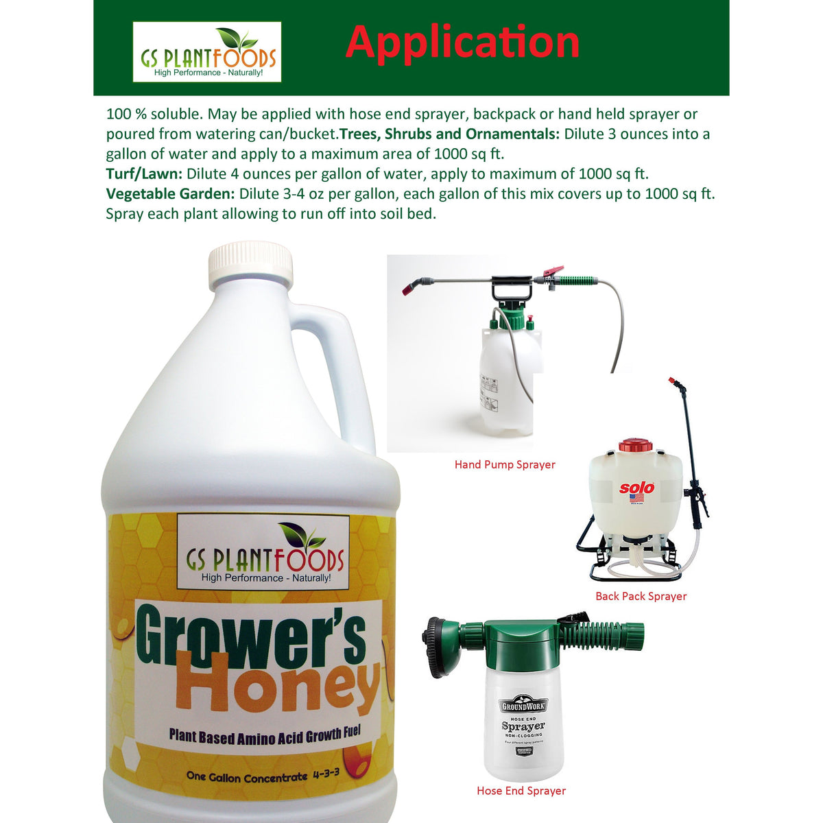 Grower's Honey Plant Based Amino Acid, view 5