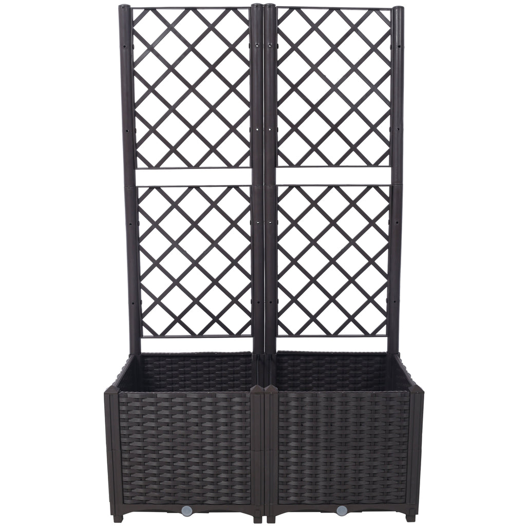Poly Rattan Garden Planter, view 2