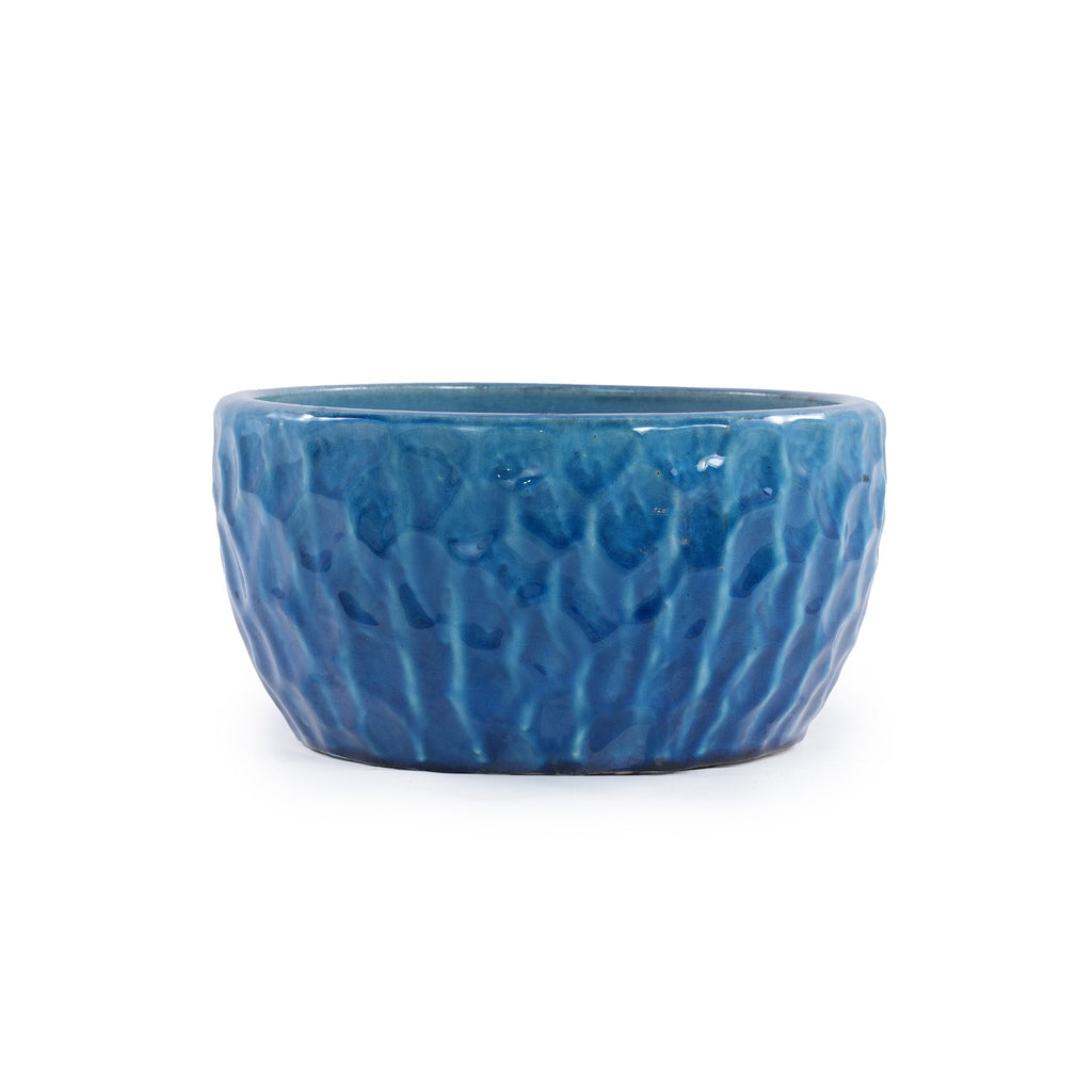 Handmade Ceramic Planter Set of 3 in Glossy Lake, view 6