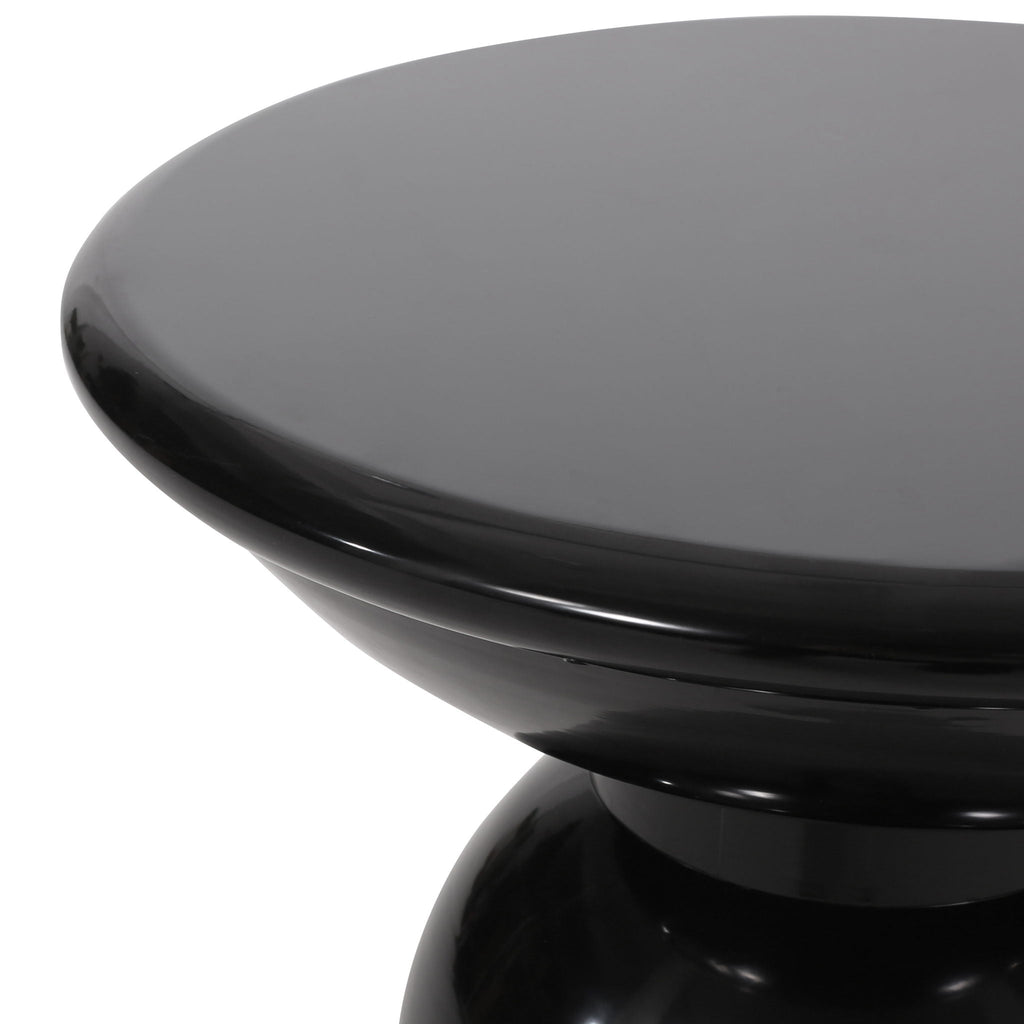 Outdoor Modern Metal End Large Table
