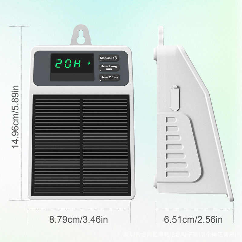 Solar Drip Irrigation System - Auto Watering Timer for Hanging Plants, Balcony & Greenhouse Use, view 3