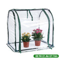 Tabletop Mini Greenhouse with Zippered Door – Portable Seed-Starting Tent