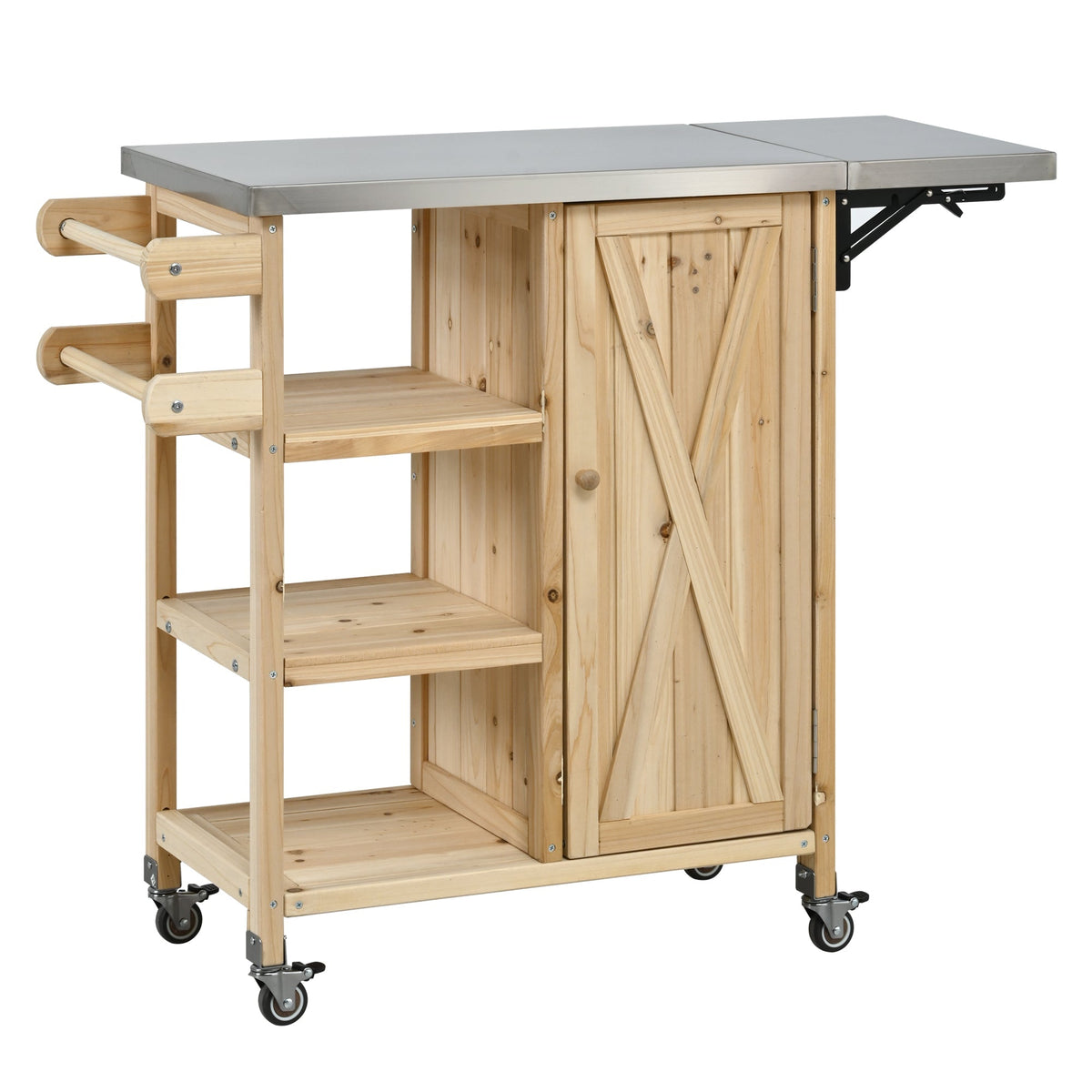 Foldable Outdoor Kitchen Island Patio Kitchen Island, view 10