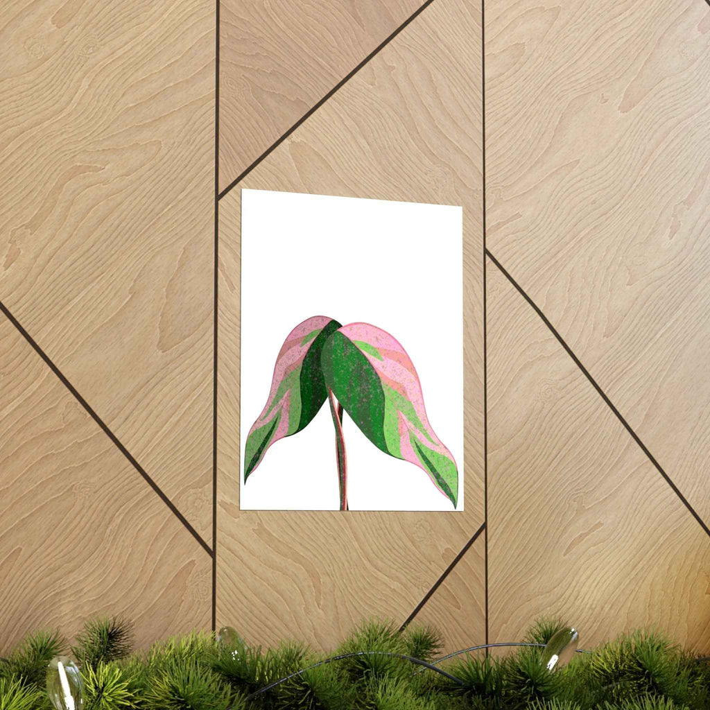 Pink Princess Philodendron Botanical Print – Unframed Wall Art, view 13
