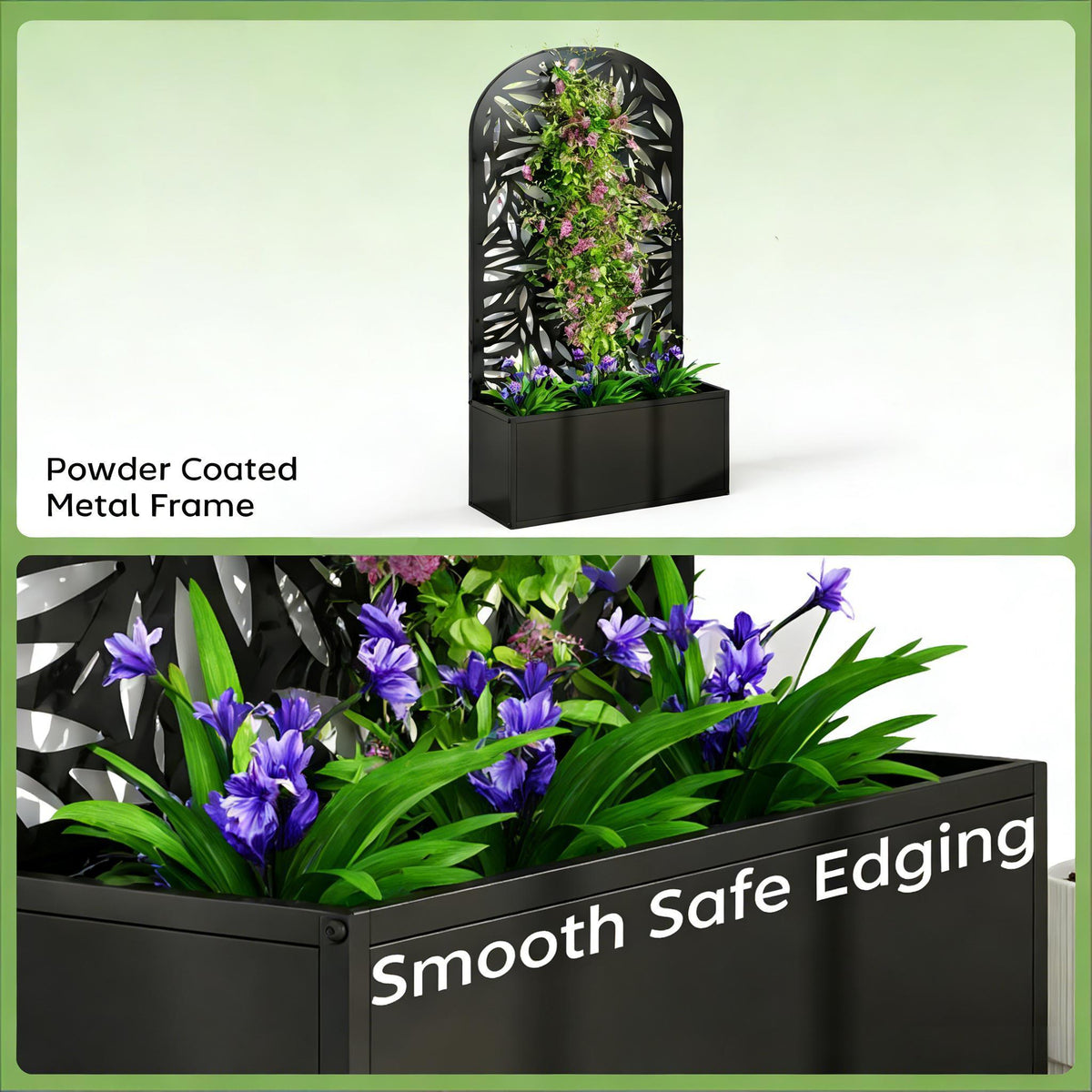 Curved Raised Garden Bed, Generous Planter Box, Versatile Garden Box, view 2