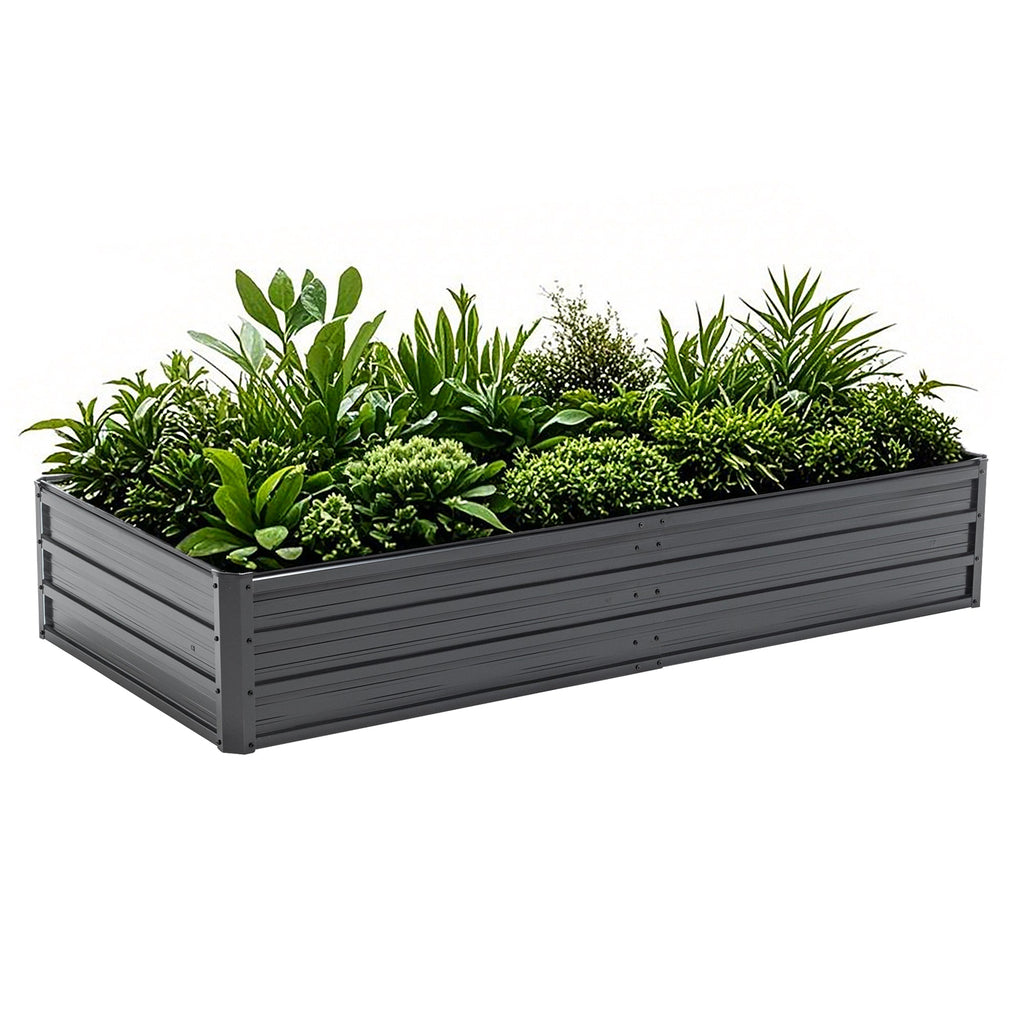 6x3x1 FT Metal Raised Garden Bed Outdoor Planter, view 9