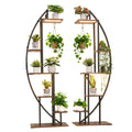 63" 6-tier plant stands with grow lights, 2-pack