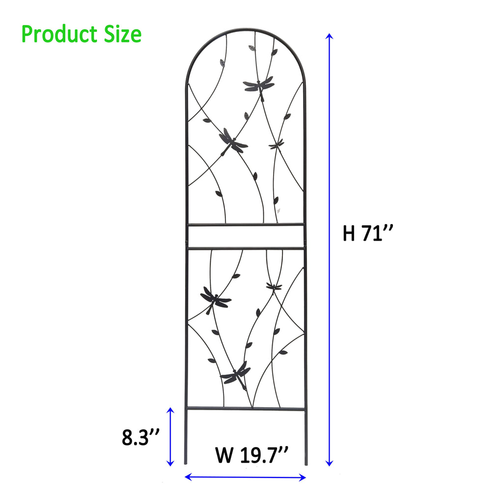 4 Pack Metal Garden Trellis for Climbing Plants, view 5