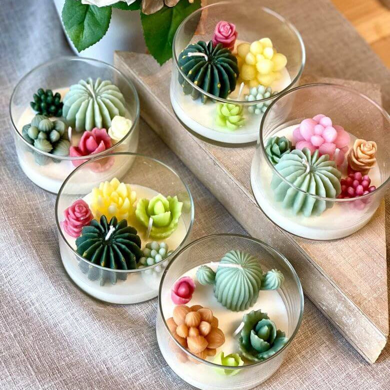 Garden Terrarium Candle, view 8