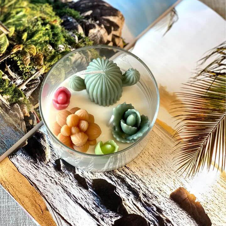 Garden Terrarium Candle, view 2