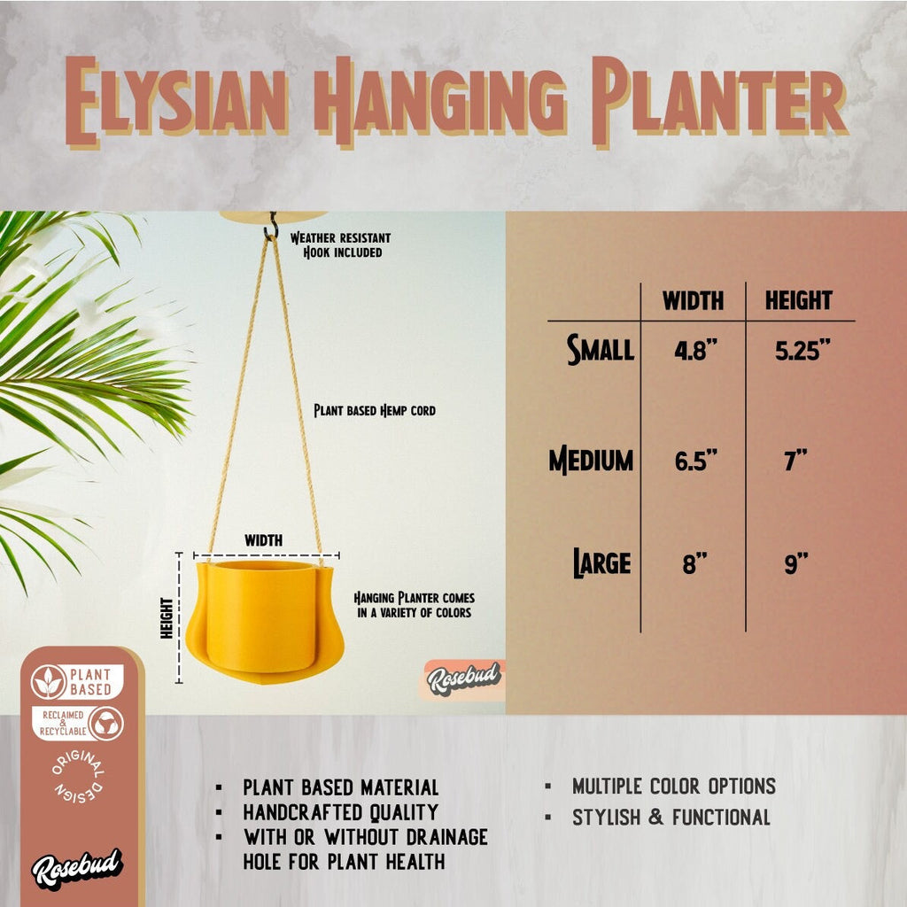 Hanging Planter - The Elysian, view 2