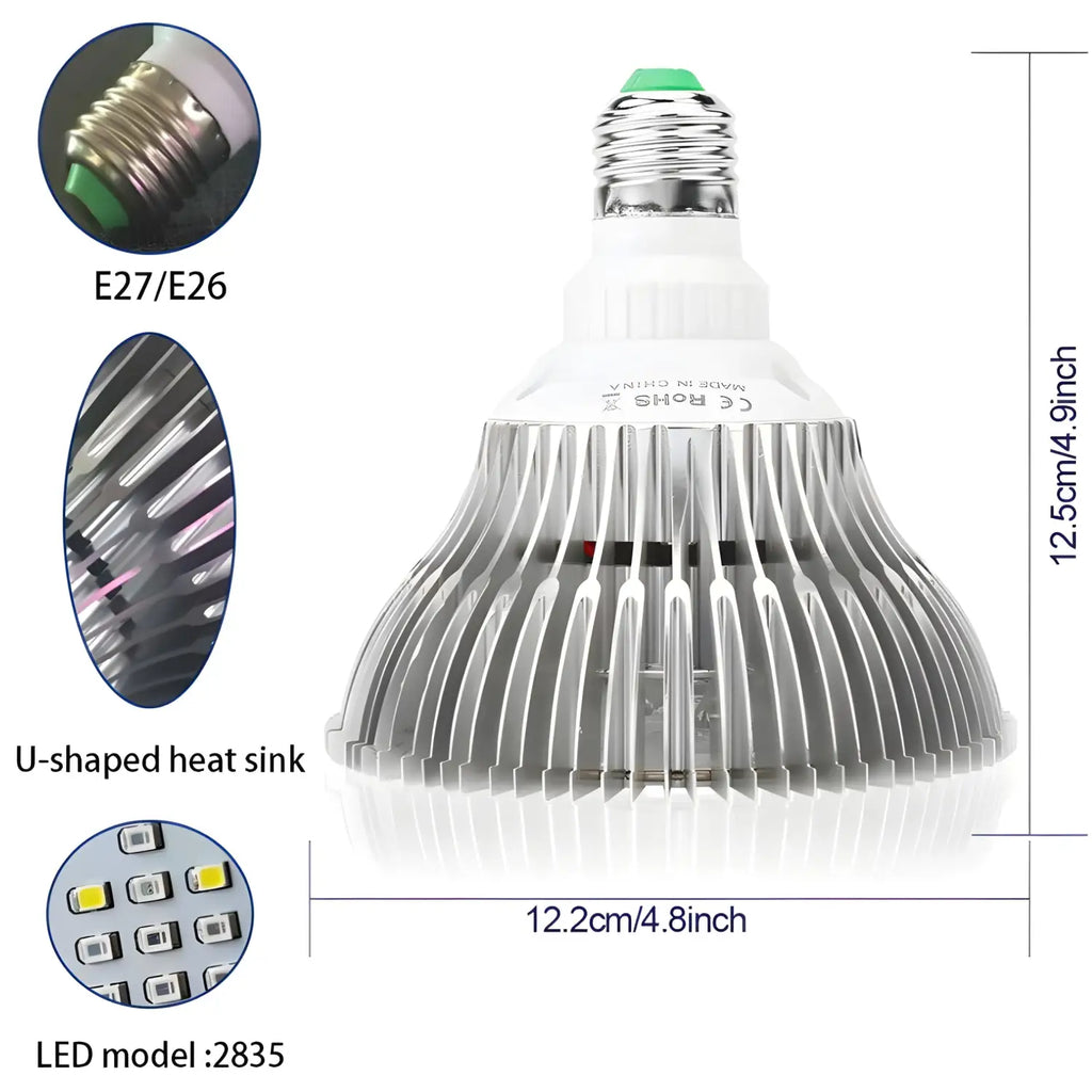 LED Full Spectrum Light for Herb Plants USB Powered, view 3