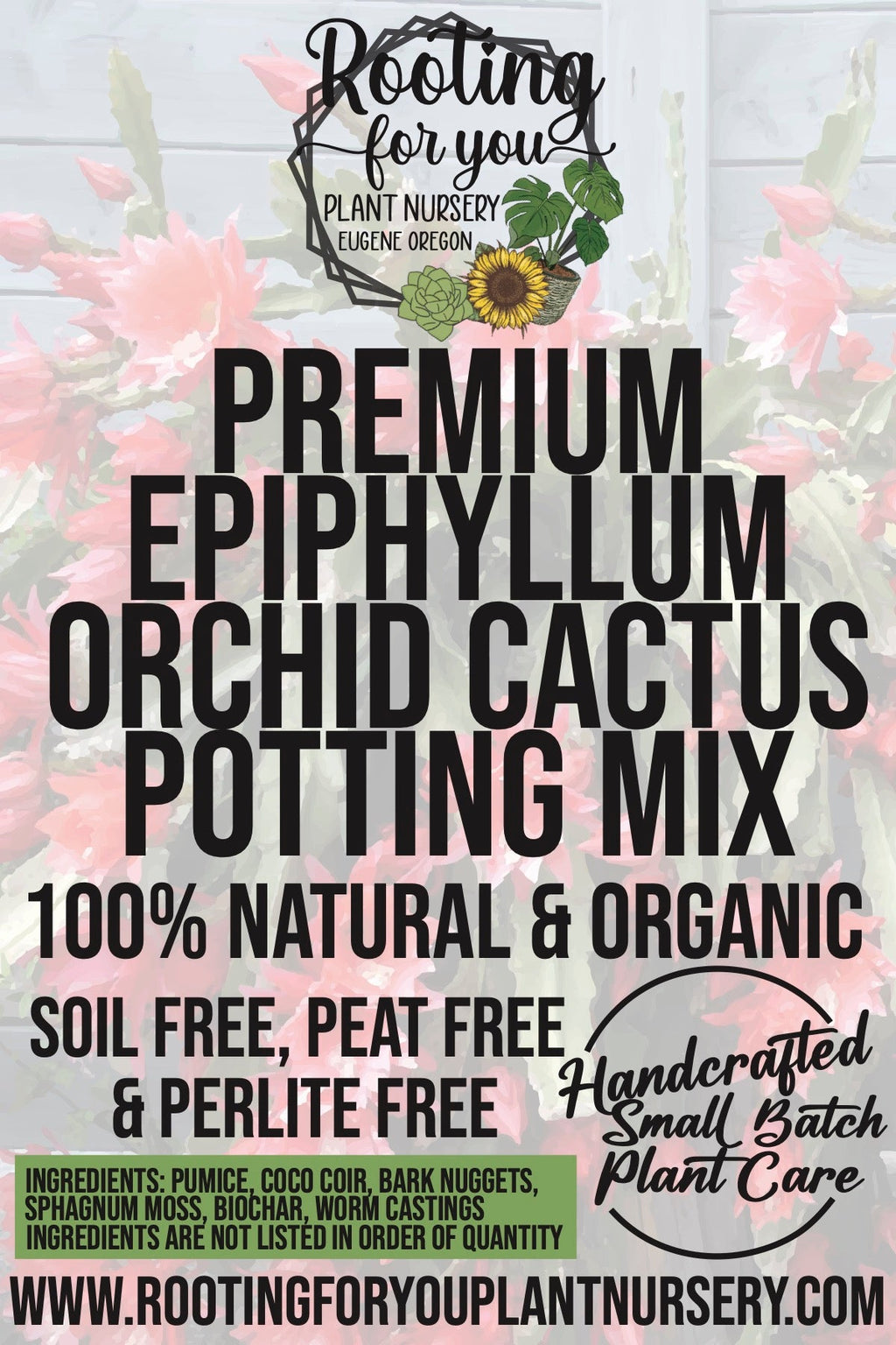 Epiphyllum Orchid Cactus Premium Potting Mix, view 2