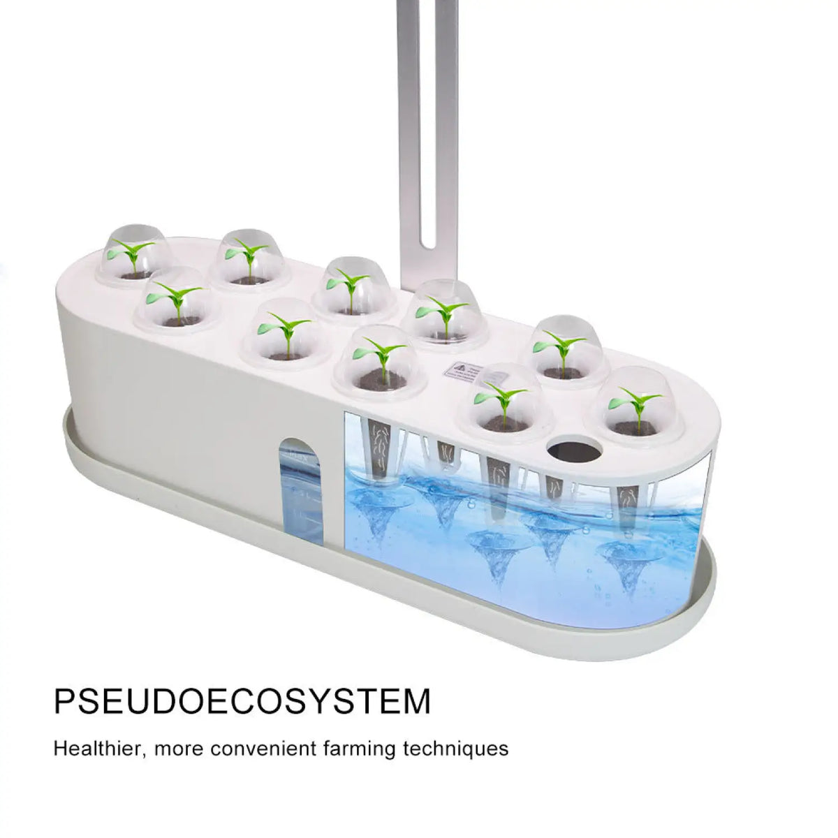 Smart Hydroponic Full Spectrum Grow Light for Plants, view 2