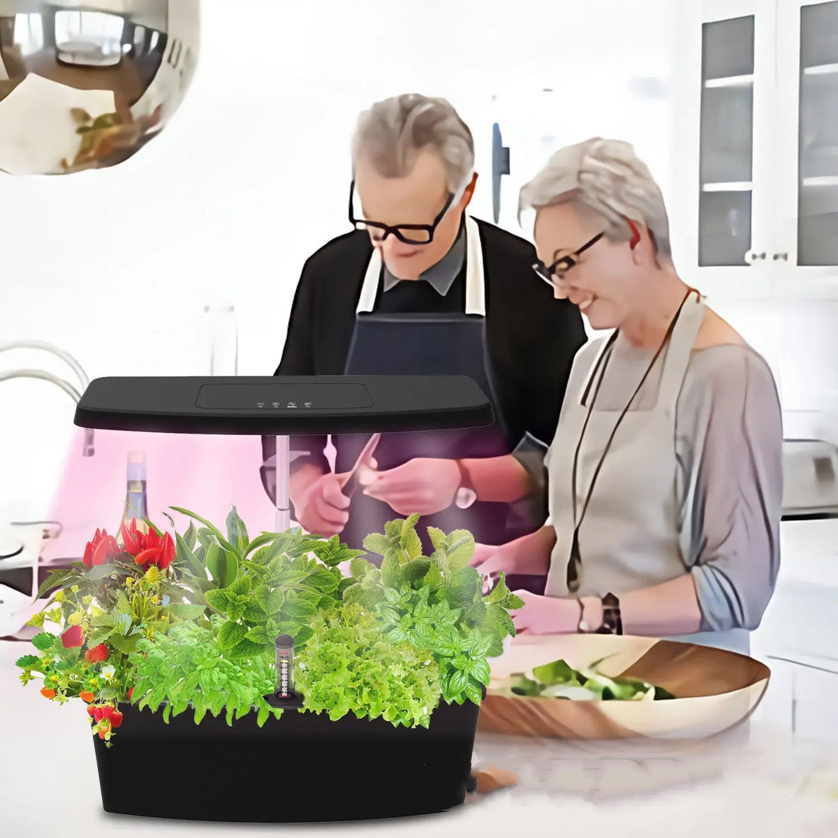 Smart Plant Grow Light Indoor with 12 Holes for Easy Planting, view 2