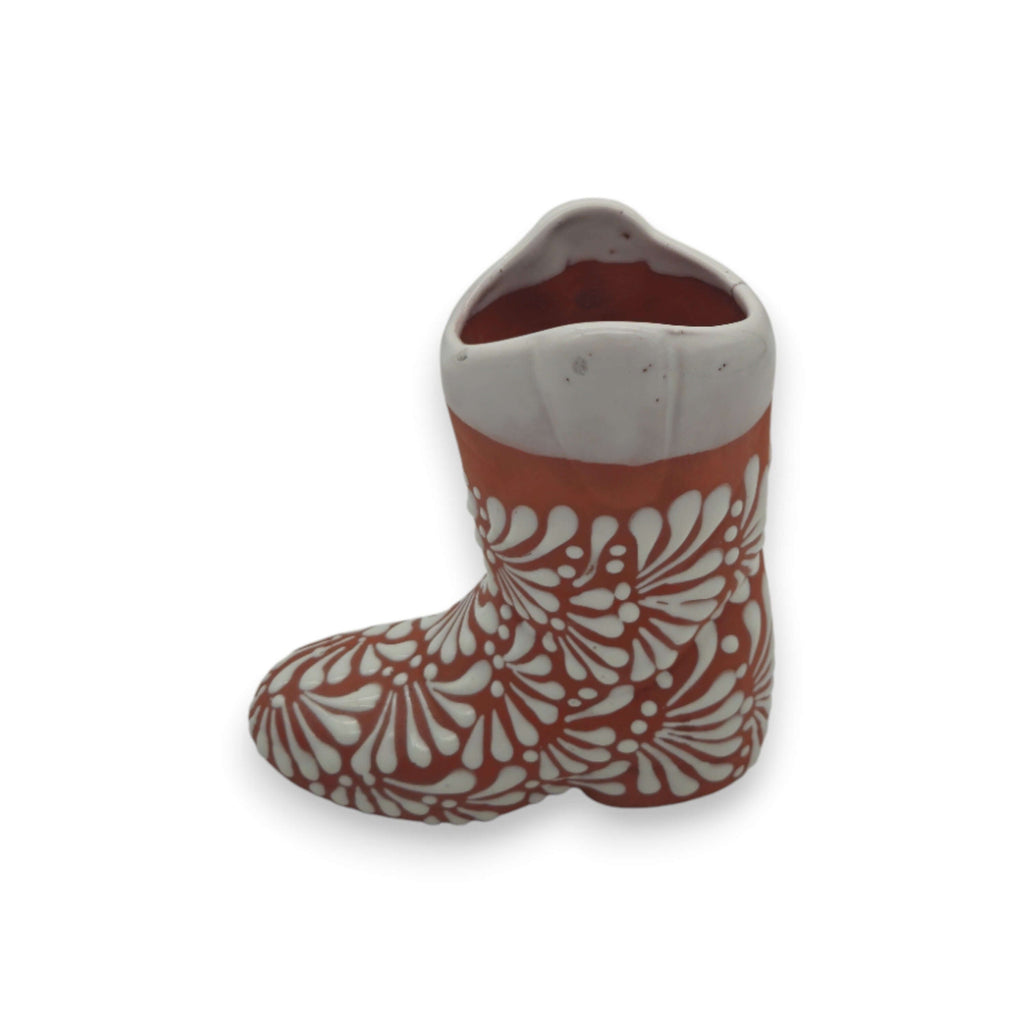 Talavera Boot Planter | Hand-Painted Mexican Pottery Accent, view 5
