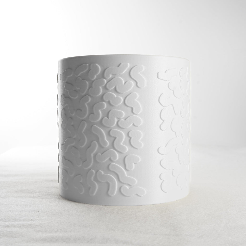 Tiny Squiggle Cheetah Planter Pot, With Drainage & Drip Tray, view 9