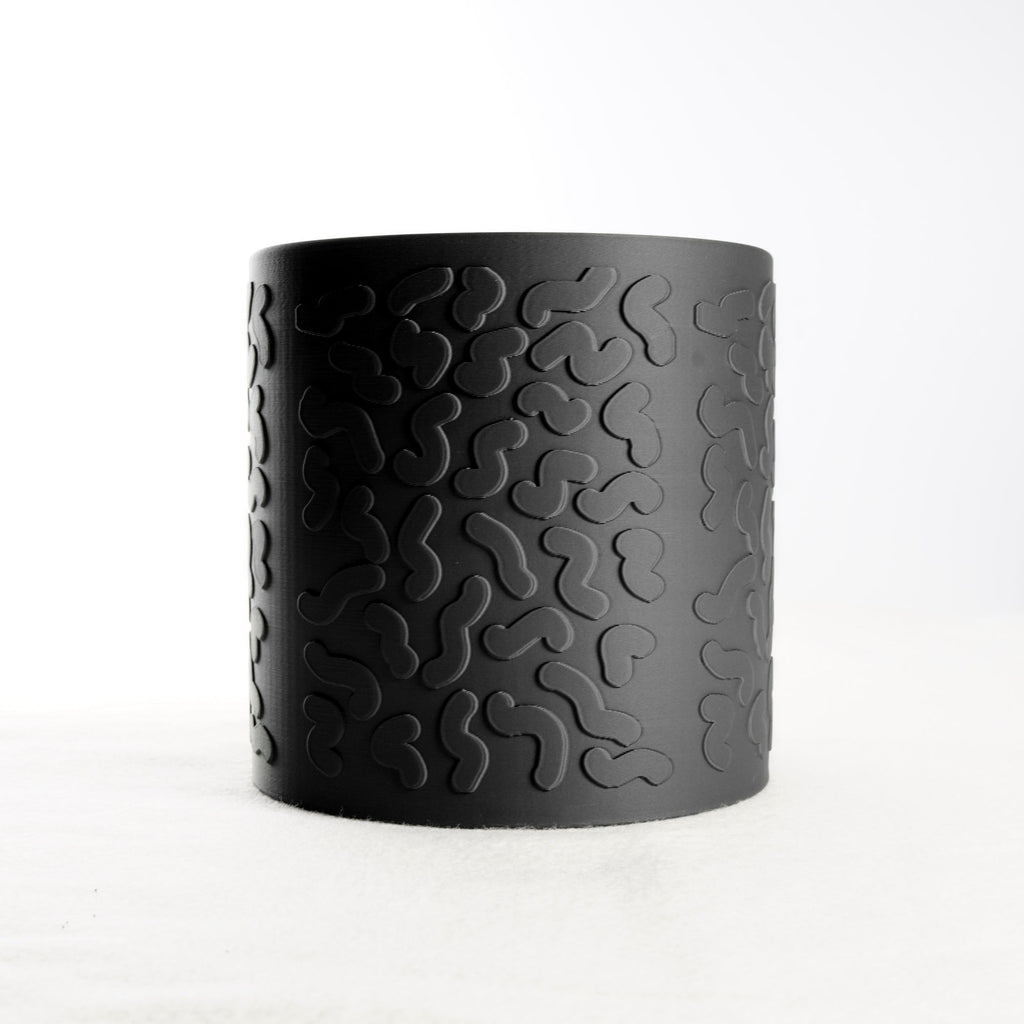 Tiny Squiggle Cheetah Planter Pot, With Drainage & Drip Tray, view 7